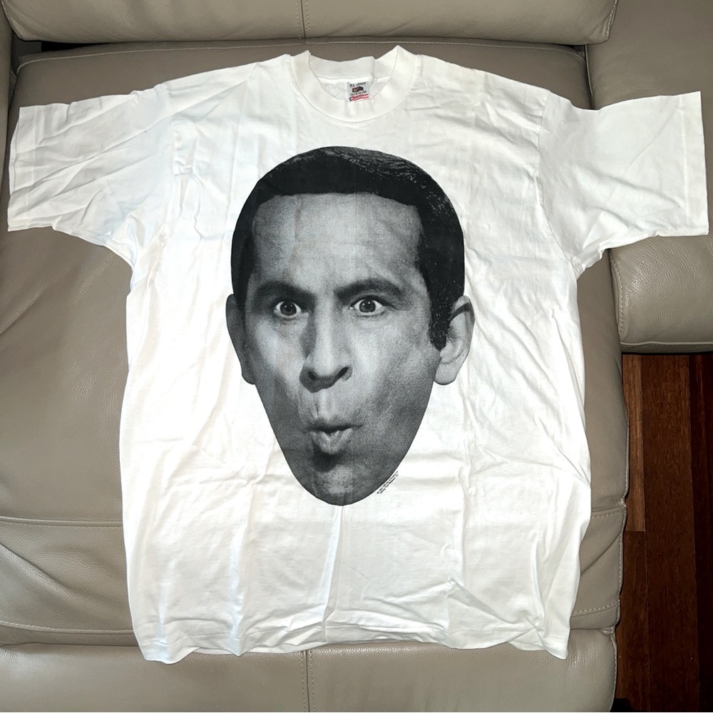 New GET SMART MAXWELL CHIEF TSHIRT vtg ‘93 CBS Men XL white cotton large graphic